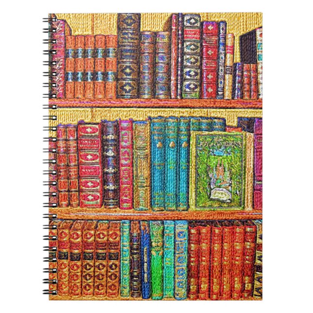 Bibliotheksbücher Notizblock (Vorderseite)