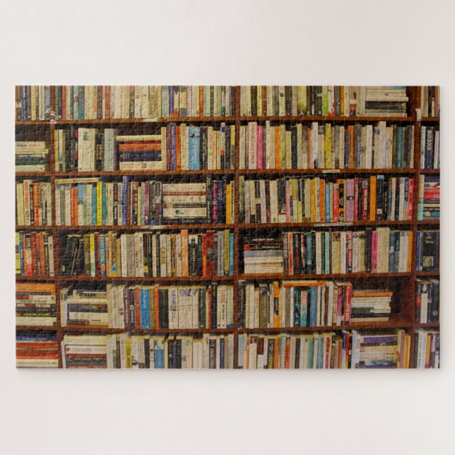 Bibliotheksbücher Puzzle (Horizontal)