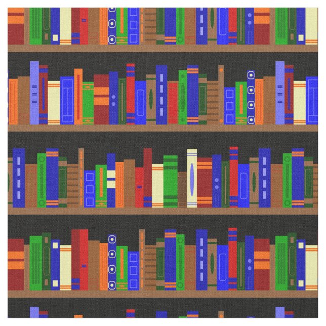 Bibliotheksbücher Stoff (Nahaufnahme)