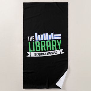 Bibliotheksbücher Strandtuch