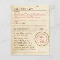 Bibliothekskarte Save the Date