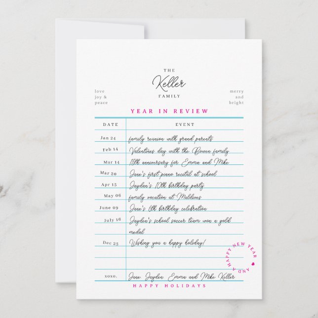 Bibliothekskartenjahr Jahr der Flachbildschirmkart Feiertagskarte (Vorderseite)