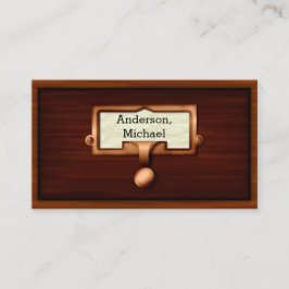 Bibliothekskatalog-Autor für Bibliotheken Visitenkarte