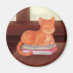 Bibliothekskatze Magnet