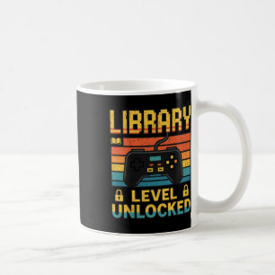 Bibliotheksliebhaber Lehrer Lustiges Videospiel Zu Kaffeetasse