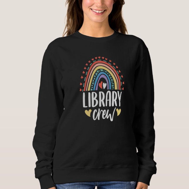 Bibliotheksmannschaft Lesen & Tier Sweatshirt (Vorderseite)