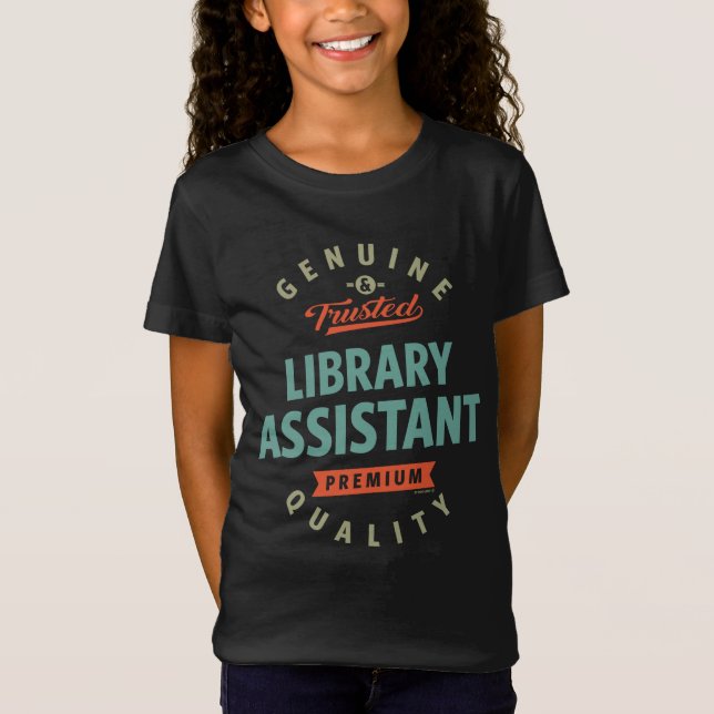 Bibliotheksperson T-Shirt (Vorderseite)