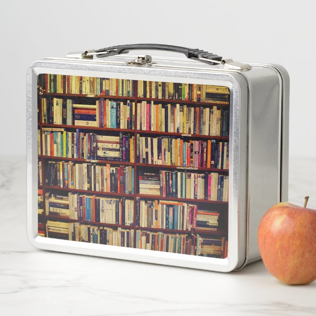 Bibliotheksräume Metall Brotdose (Beispiel)
