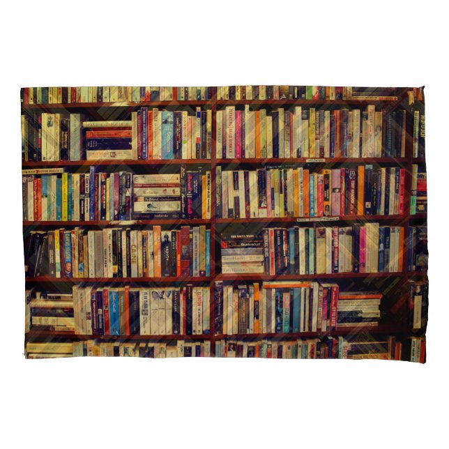 Bibliotheksregale Kissenbezug (Vorderseite)