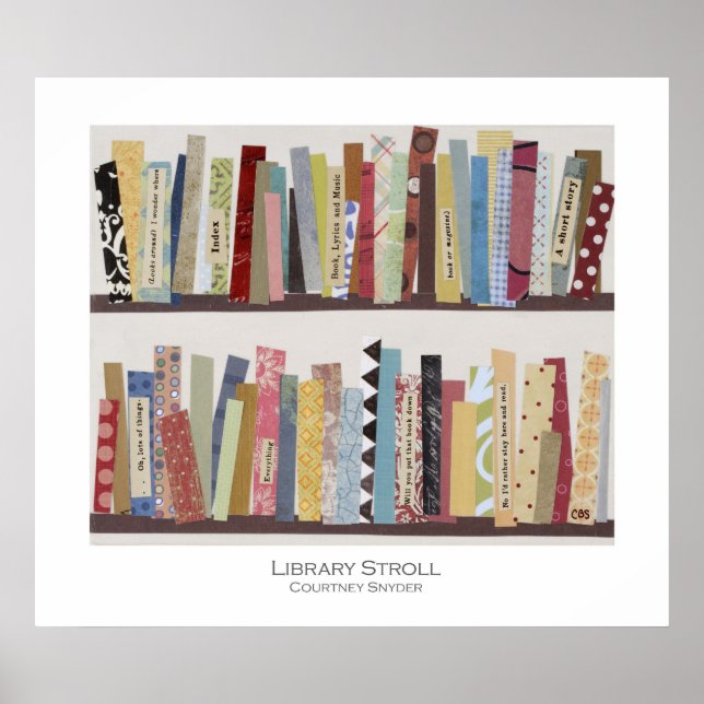 Bibliotheksrollenplakat Poster (Vorne)