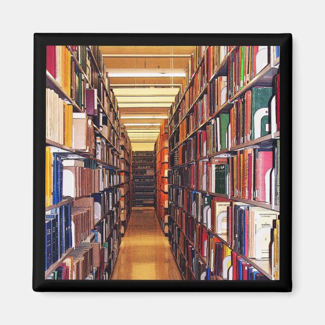 Bibliothekstapel Magnet (Vorne)