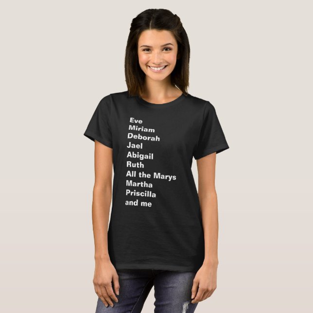 Biblischer Womanhood T-Shirt (Vorne ganz)