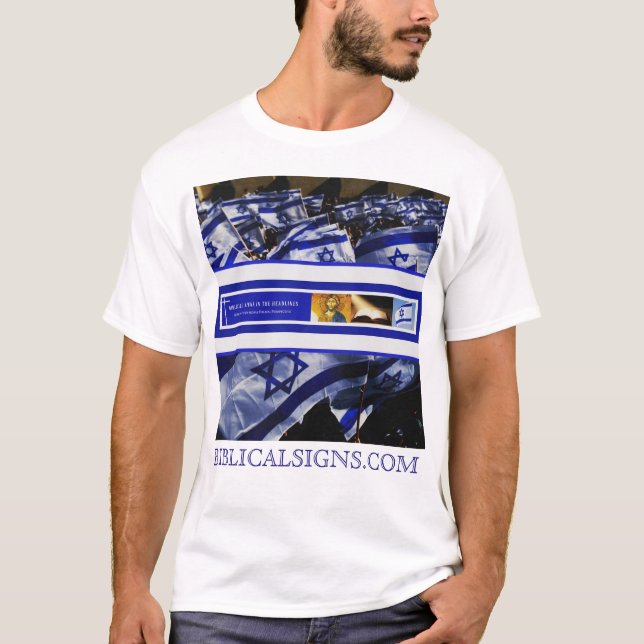 Biblisches T-Shirt der Zeichen-ITH "Israel 1948" (Vorderseite)
