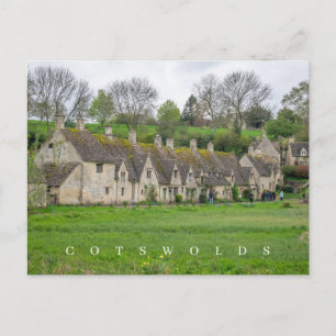 Bibury Arlington Row View Postkarte