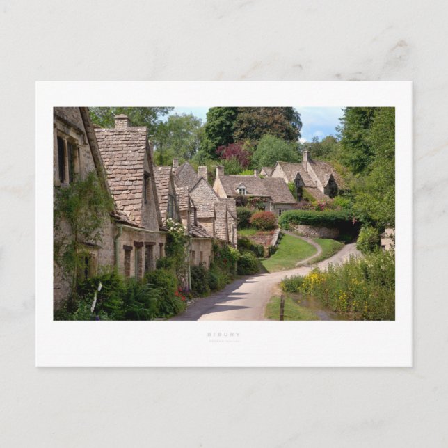 Bibury Postkarte (Vorderseite)