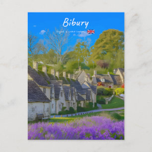Bibury, Vereinigtes Königreich - Arlington Row Cot Postkarte