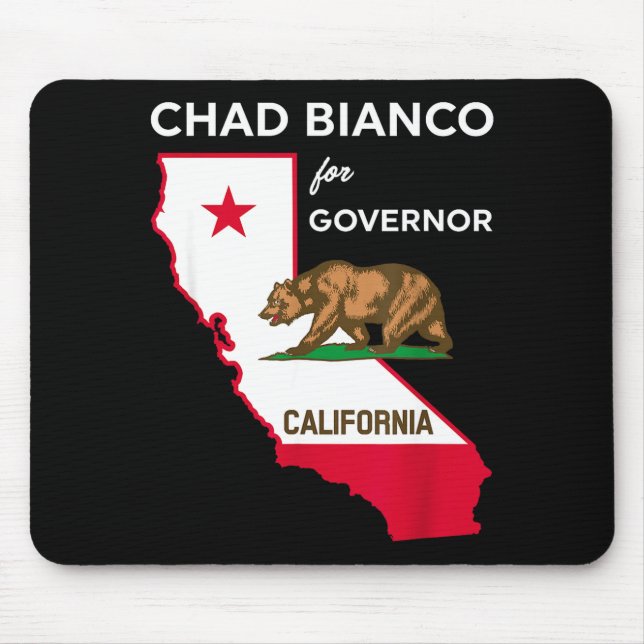 Bicanco 2026 Chad Bianco For Governor Of Californi Mousepad (Vorne)