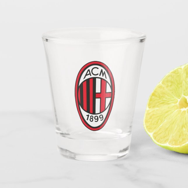 Bicchiere Milan calcio Schnapsglas (Vorderseite)