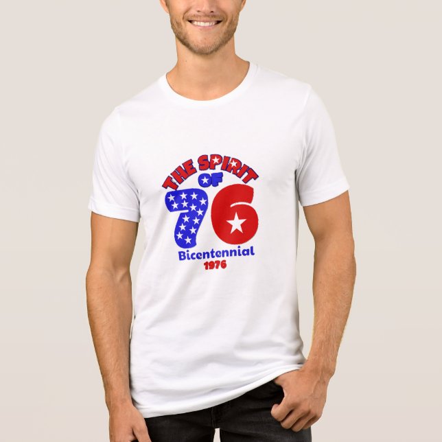BICENTENNIAL 76 - RETRO Tri-Blend SHIRT (Vorderseite)