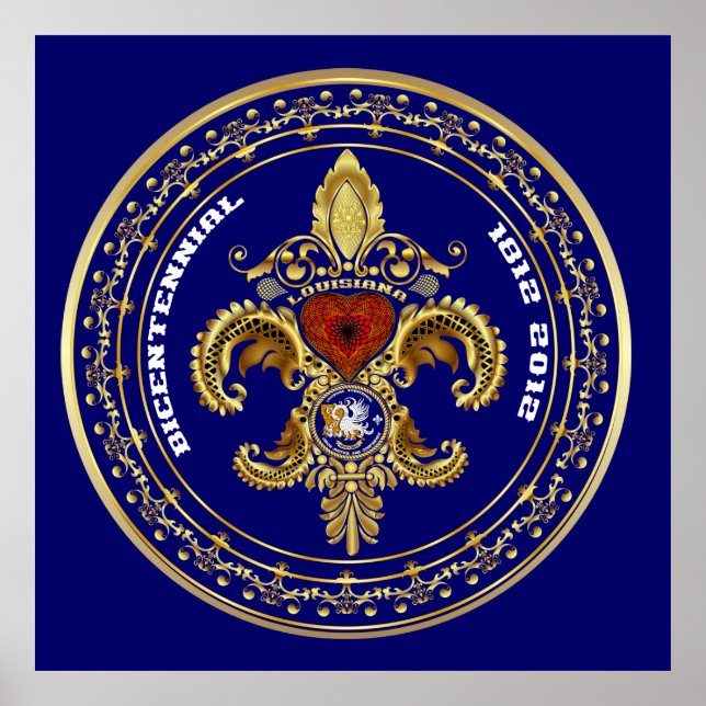Bicentennial Louisiana Poster (Vorne)