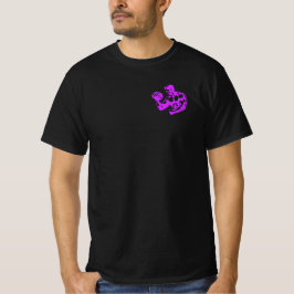 Bicep Curl Minimalist Gym - Lila Fitness Design T-Shirt