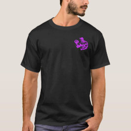 Bicep Curl Minimalist Gym - Purple Fitness Design T-Shirt