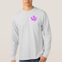 Bicep Curl Minimalist Gym - Purple Fitness Design T-Shirt