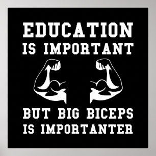 Biceps Wichtig Poster