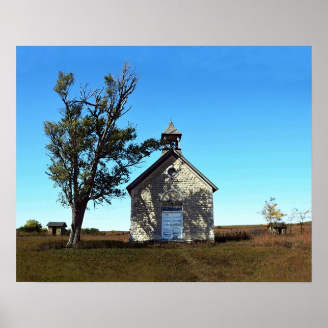 Bichet One Room School House, Kansas Poster (Vorne)