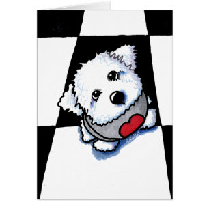 Bichon-Baby-Grußkarte