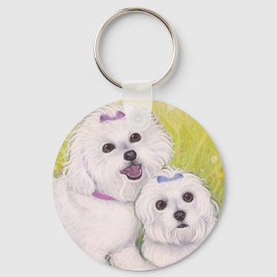 Bichon Baby-Schlüsselring Schlüsselanhänger