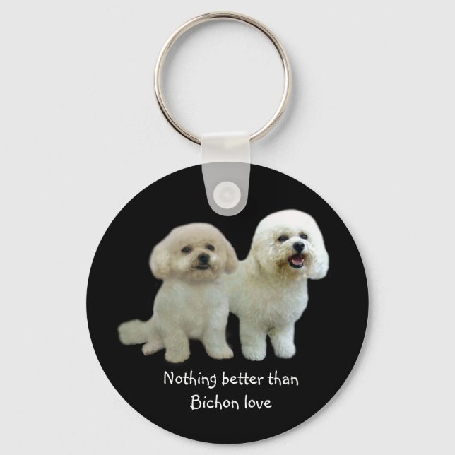 Bichon Buddies Schlüsselanhänger (Vorderseite)