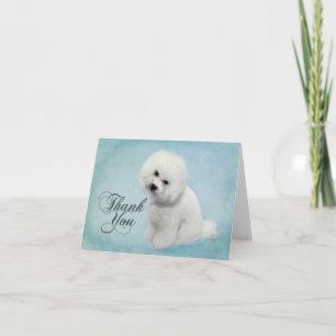 Bichon Danke-Card Dankeskarte