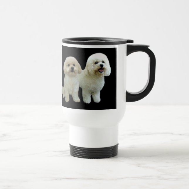 Bichon Freund-Reise-Tasse Reisebecher (Rechts)