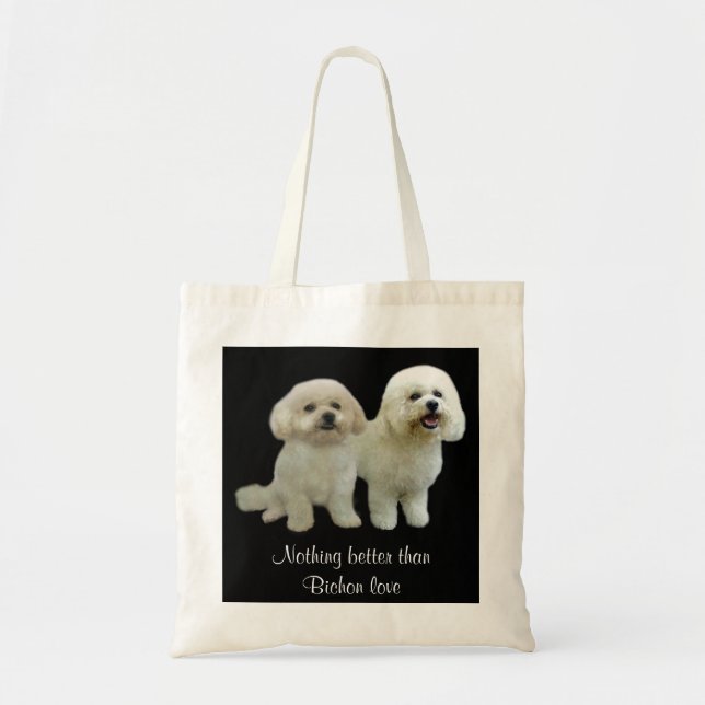 Bichon Freund-Taschen-Tasche Tragetasche (Vorne)