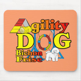 Bichon Frise Agility Geschenke Mousepad