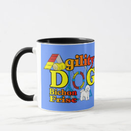 Bichon Frise Agility Geschenke Tasse