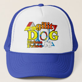 Bichon Frise Agility Geschenke Truckerkappe