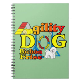 Bichon Frise Agility Notizblock