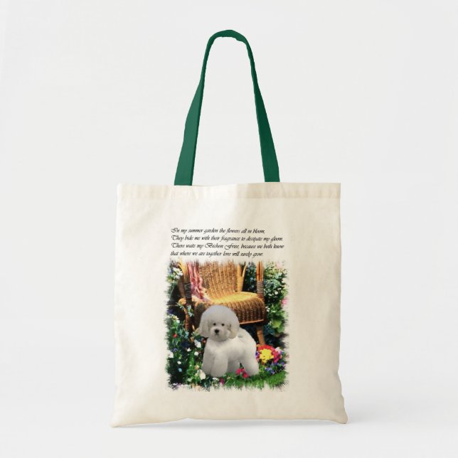 Bichon Frise Art Geschenke Tragetasche (Vorne)
