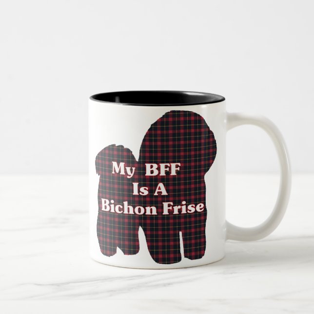 Bichon Frise BESTE FREUNDIN Tasse (Rechts)