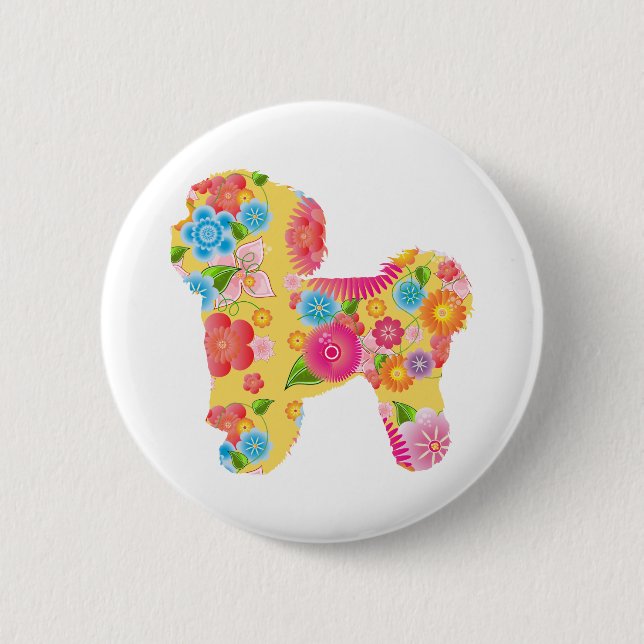 Bichon Frise Button (Vorderseite)