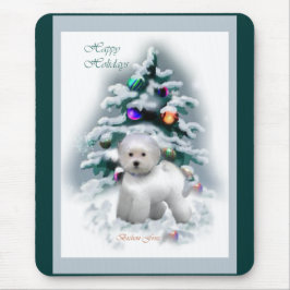 Bichon Frise Christmas Geschenke Mousepad