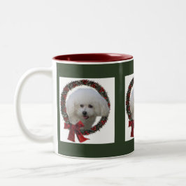 Bichon Frise Christmas Geschenke Zweifarbige Tasse