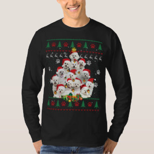 Bichon Frise Christmas Hund Lover Geschenk Ugly Sw T-Shirt
