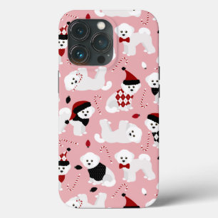 Bichon Frise Christmas Pink Case-Mate iPhone Hülle