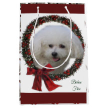 Bichon Frise Christmas Wreath