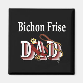 bichon frise dad Magnet