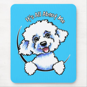 Bichon Frise, der ganz ungefähr ich sein ist Mousepad