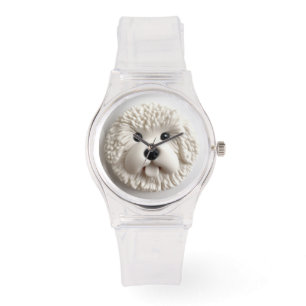 Bichon Frise Dog 3D Inspiriert Armbanduhr